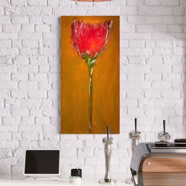 *SOLD* Orange Wood Tulip 24"x48"