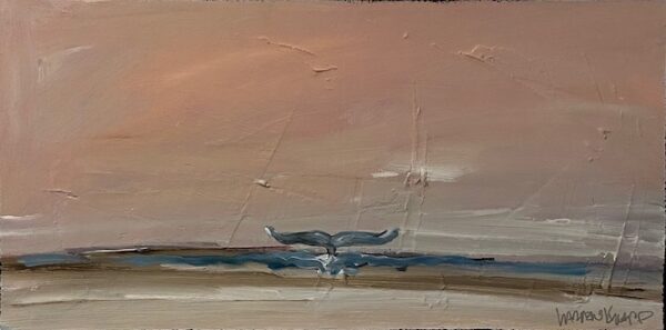 *SOLD FUNDRAISER "Whale #Eighteen" 12"x24"