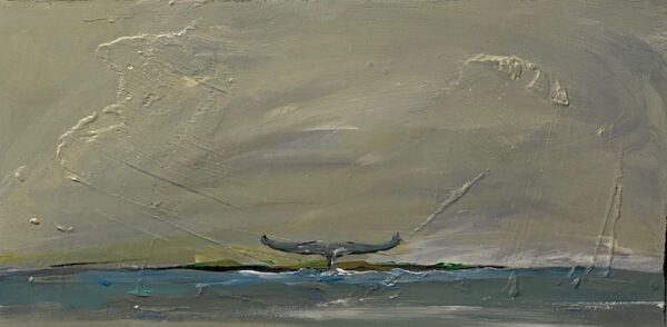 *SOLD FUNDRAISER "Whale #Twenty" 12"x24"