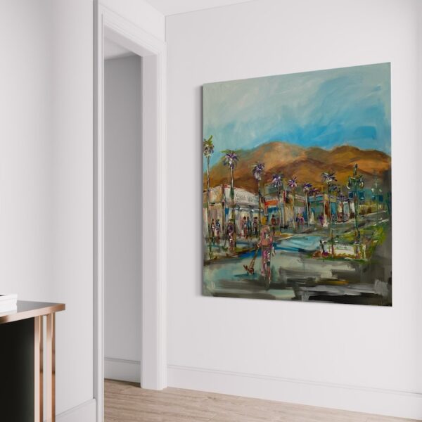 "El Paseo Joy" 48"x60" Cityscape - Image 2