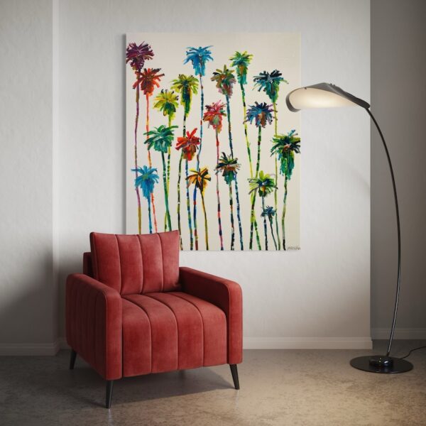 "Eternal Summer" 48"x60" Palm Trees