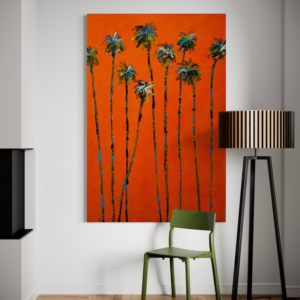 "Dreamscape of Palms" 48"x72” Original Hand Painted by Warren Knapp An American Impressionist