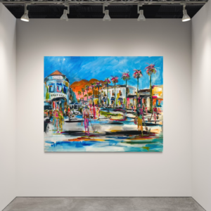 "The Perfect Day" 48"x60" Painting El Paseo Exhibition Summer 2026