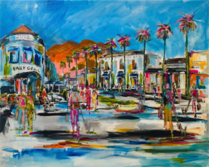 "The Perfect Day" 48"x60" Original by Warren Knapp. $10,900.00 "Painting El Paseo Exhibition" Summer 2026